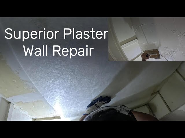 Fixing Old Plaster Walls with Fibafuse: ASMR Wall Repair with Chill Music