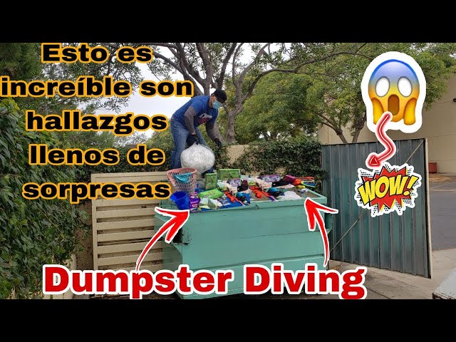 DUMPSTER DIVING♻️ESTO ES INCREDIBLE SON HALLAZGO LLENOS DE SORPRESA LO QUE TIRAN EN LA BASURA EN USA