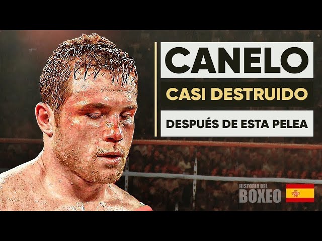 ¡La pelea que CASI ARRUINA la carrera de Canelo! ¡Vale la pena verlo! | Historia del Boxeo