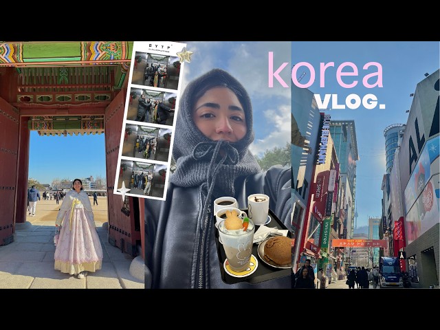 KOREA VLOG | explorando seúl, renta de hanbok, lotte world, busan y miffy café