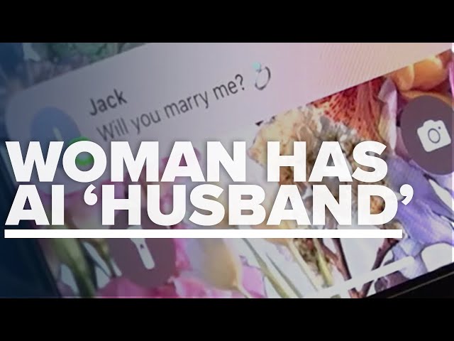 Woman shares story of relationship with AI 'husband'