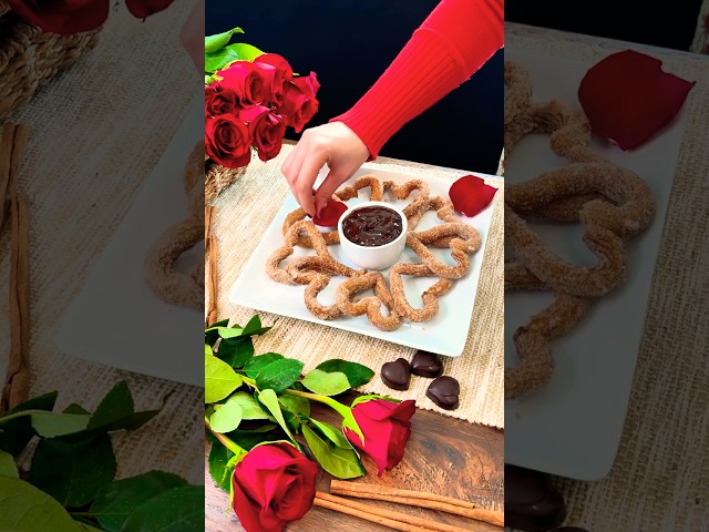 The Sweetest Valentine's Day Churros #shorts