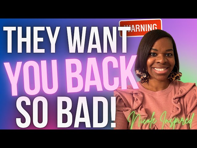 7 SIGNS Your Ex Is PRAYING for Your Return🚨| They Want You Back So Bad😫🙏🏾#success