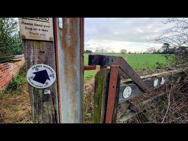 Derby to Shardlow, 20 miles along the Nomad Way, 360° Timelapse