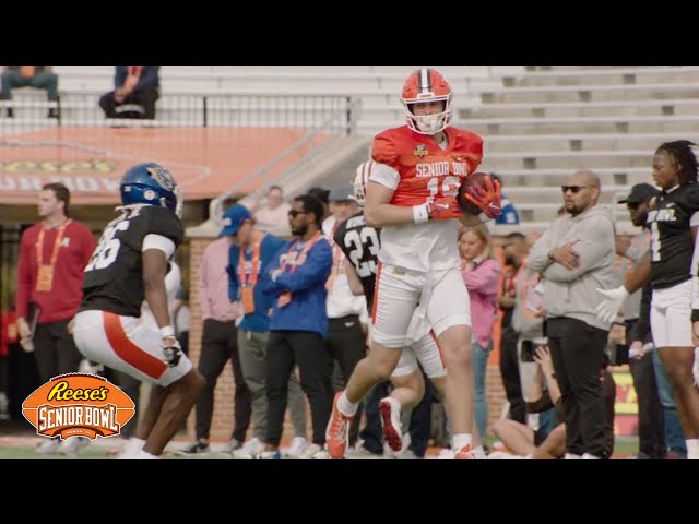 Jake Briningstool's Unique Strengths and Where it Fits in the NFL | Senior Bowl 1-on-1