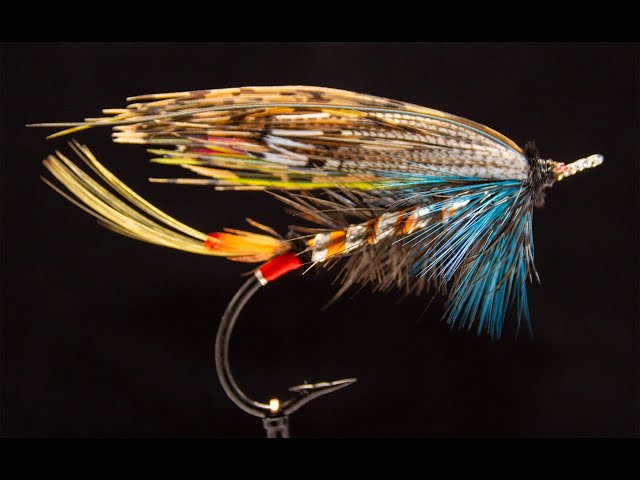 Tying the Brown Palmer salmon fly from the Cork collection with Jonas Andersson