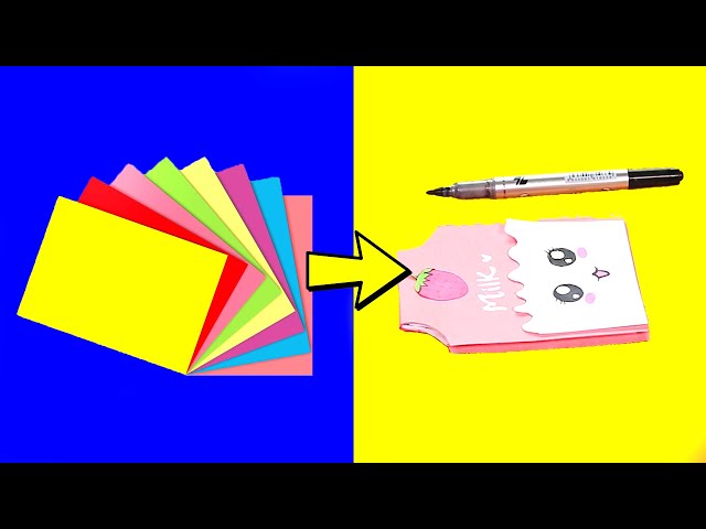 DIY Mini Notebook so cute with paper || Crafts for kids || Beecrafts#shorts