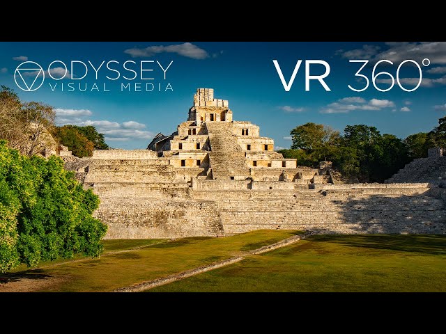 Edzná Mayan Ruins Virtual Tour | Yucatán, Mexico VR Travel Experience 360° 8K