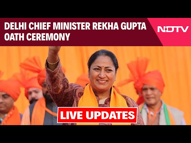 Delhi CM Rekha Gupta Oath Ceremony LIVE | NDTV LIVE | Live Updates | Delhi CM