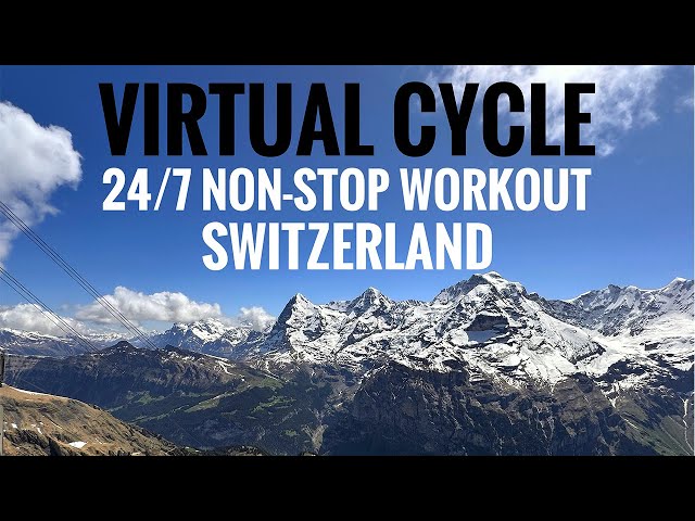 24/7 Live Switzerland Virtual Cycle Workout With Music | Virtual Bike Ride | Explore Switzerland