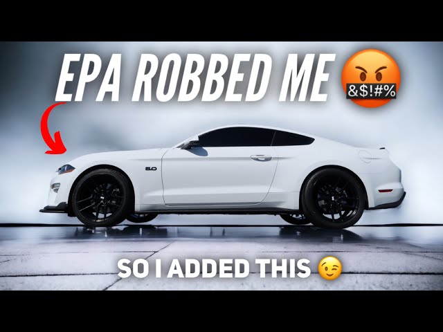 EPA STOLE THE HORSEPOWER FROM MY 2022 MUSTANG GT, SO I FIXED IT WITH CORSA..