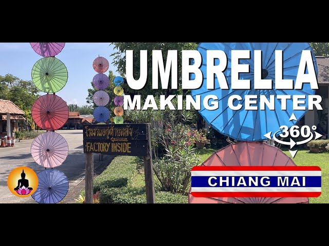 Chiang Mai - BO SANG The Umbrella village | Thailand Tourism - video 360