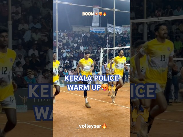 JISHNU KERALA POLICE WARM UP🔥🔥🥵🙌  #volley #volleyballworld #volleyballplayer #volleyballlife