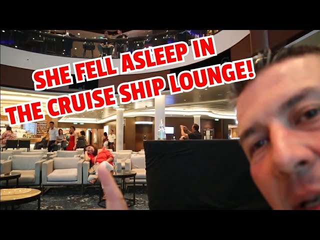 She Fell Asleep! SUPER FUN on the Norwegian Bliss | Cruise Vlog Day 2