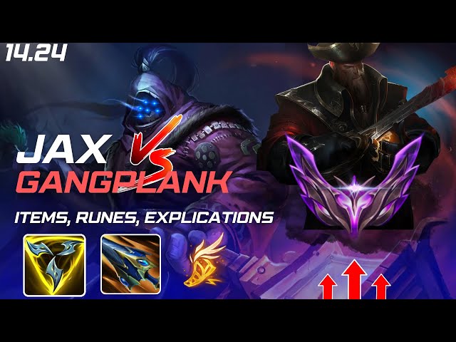 JE MONTRE COMMENT SOLOKILL GANGPLANK AVEC JAX - Runes, items, ...