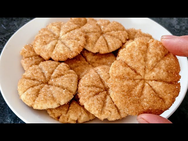 Only 5 minutes and minimum ingredients! Cookies that melt in your mouth!Perfect Recipes!