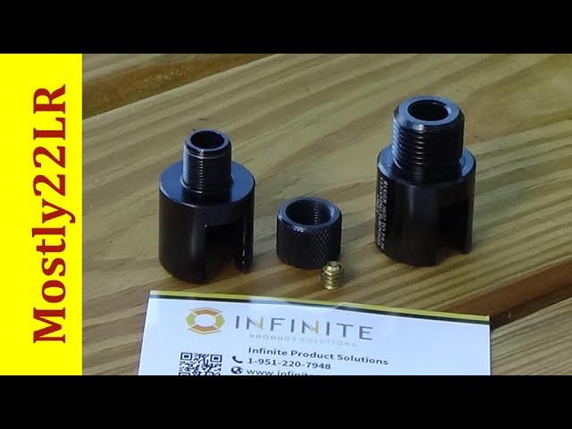 Teaser clip! Thread adapters fit a 1982 Ruger 10/22