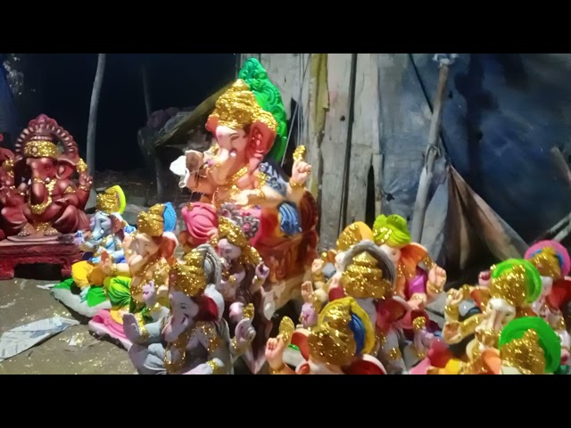 small and beautiful Ganesh idols in vijayawada