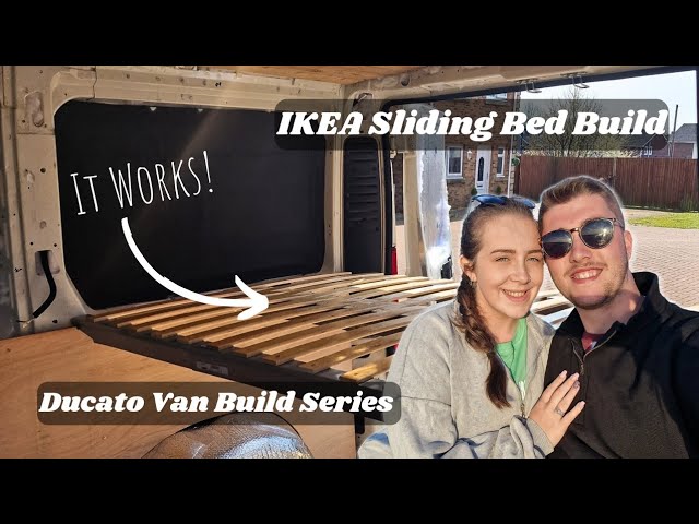 IKEA Sliding Bed BUILD | DIY Ducato Van Conversion | UK