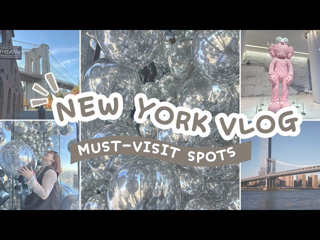 New York Travel Vlog ❤️💛🩵|Friends Experience, Views & Hidden Gems 🗽✨