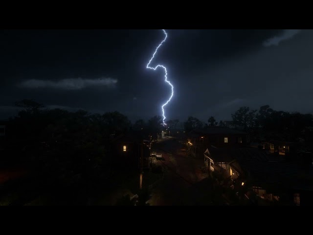 Heavy Rain & Powerful Thunder - The Best ASMR for Deep Sleep & Study 💤📚