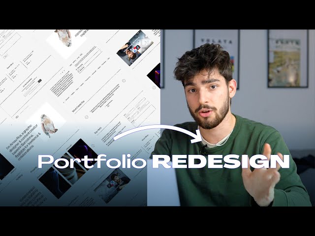 My INSANE Portfolio Website Transformation! (FREE Figma Template)