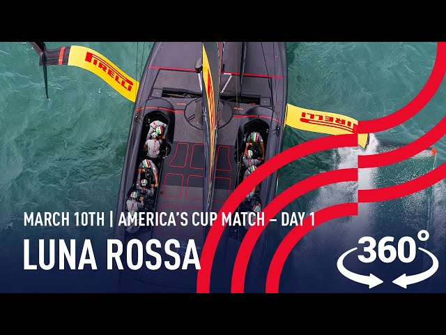 Luna Rossa On-Board 360 | 36th America's Cup Day 1