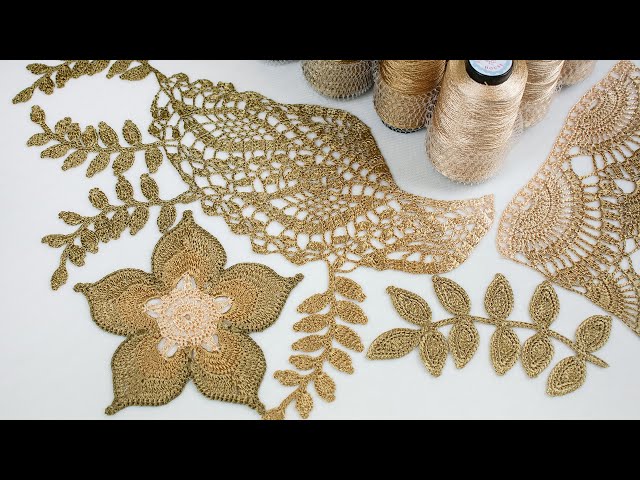 Showcasing Yarn Kits and Dresses in Stunning Brown, Gold, and Beige Tones for Noreen