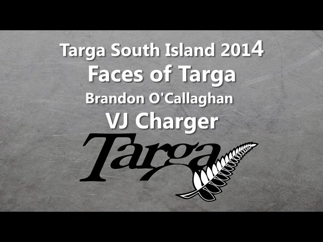 Brandon O'Callaghan - VJ Charger RT- Targa South Island 2014