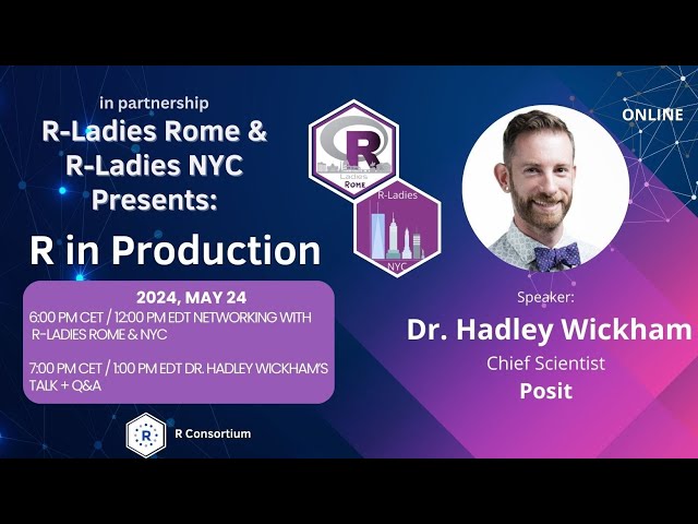 R-Ladies Rome (English) - R in Production - Hadley Wickham