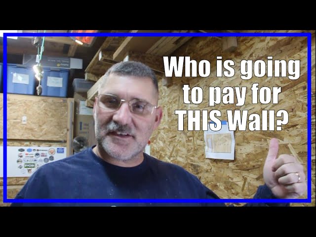 How to BUILD a Wall in the GARAGE | Shop Build and Tour | 2019/51