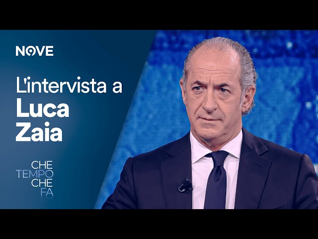 Che tempo che fa | L'intervista al Presidente della Regione Veneto Zaia