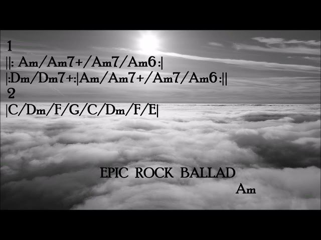 EPIC Ballad   ||  Am   || Backing Track