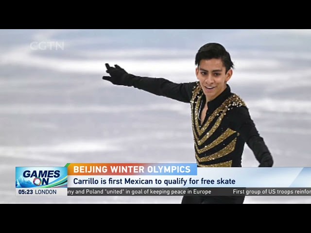 Mexican figure skater Donovan Carrillo talks about experiences at Beijing 2022 | Juegos Olímpicos