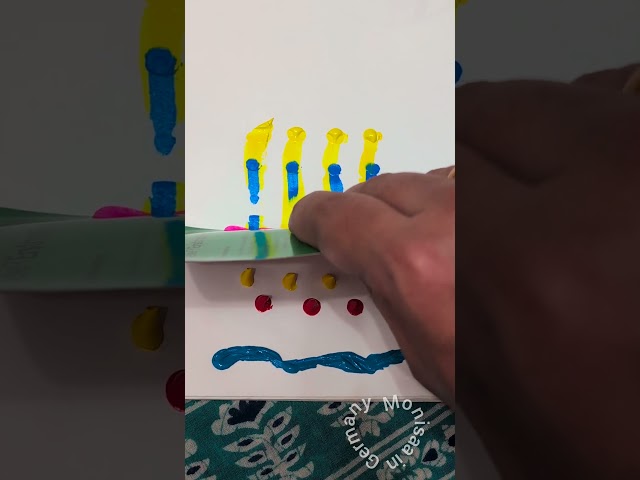 Easy Cake Painting Ideas For Kids 🎂 #art #shortviral #painting #handmade #creative #cake