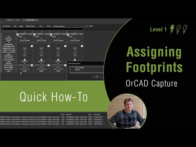 How to Assign PCB Footprints in OrCAD Capture