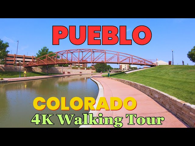 Historic Arkansas Riverwalk | Pueblo, Colorado | USA | 4K Beautiful Places Walking Tour