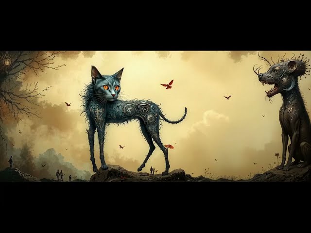 The Paradox of Paws | Surreal AI Generated Music Video ft. Cats & Dogs