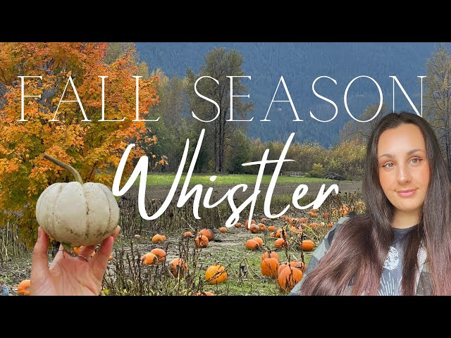 My first Pumpkin season in Whistler, Canada (fall vlog)