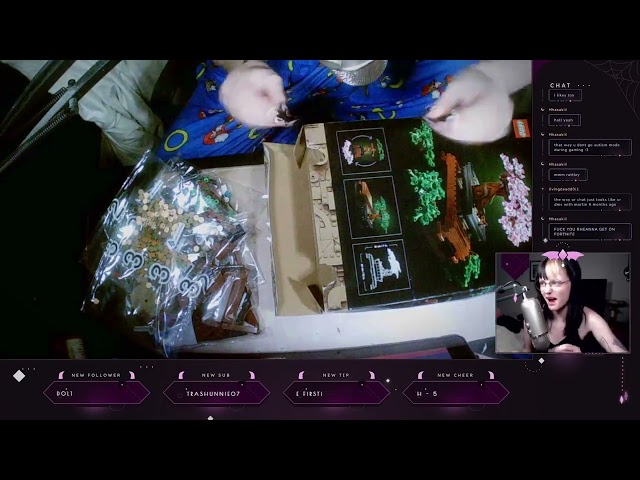 FIRST TIME ASMR Building the Lego Bonsai Tree (Twitch VOD)