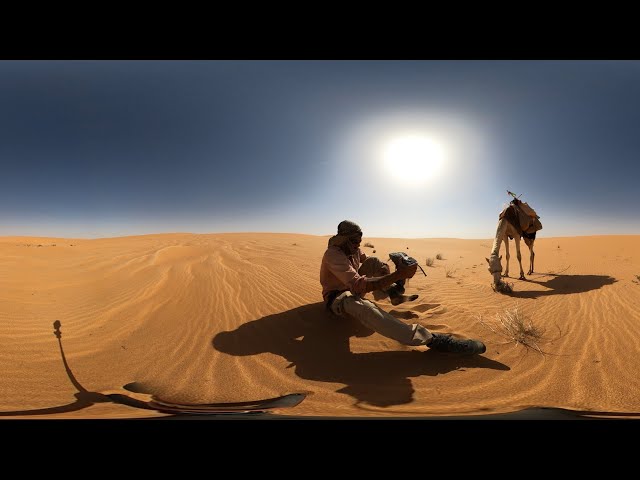 walking through the longest desert in the world - 3D VR 360 4K