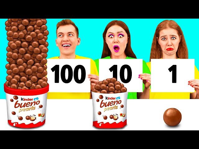 100 Layers of Food Challenge | Funny Food Recipes by TeenTeam Challenge