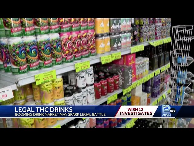 THC-infused drinks flying off the shelves in Wisconsin