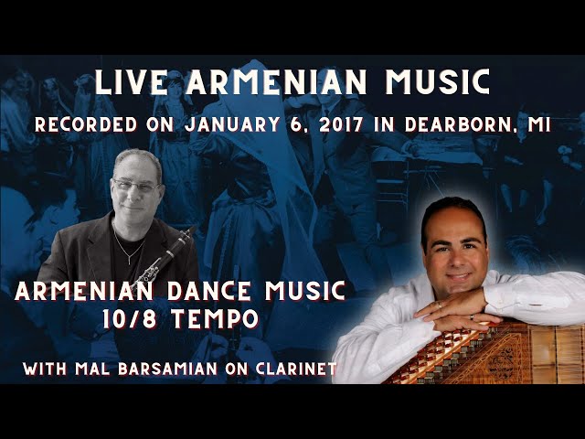 Armenian Dance music w/ Mal Barsamian on clarinet #armenianmusic - #oud #kanun #dumbeg #guitar