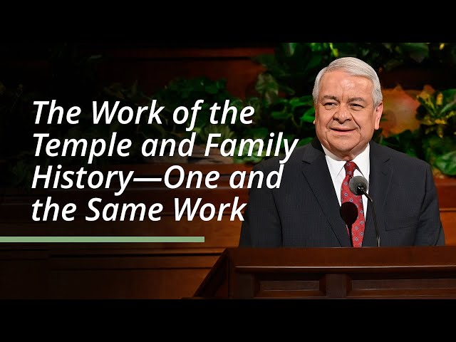 The Work of the Temple and Family History—One and the Same Work | Benjamín De Hoyos | April 2023