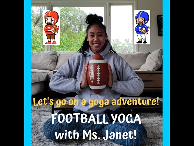 Go to football training camp on a yoga adventure with Ms. Janet!