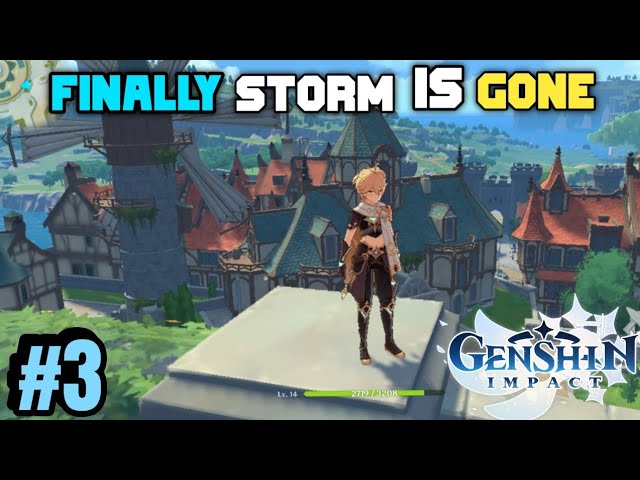 Finally Storm Is Gone From The City 😃| GENSHIN IMPACT #3  #genshinimpactinhindi #ihmark