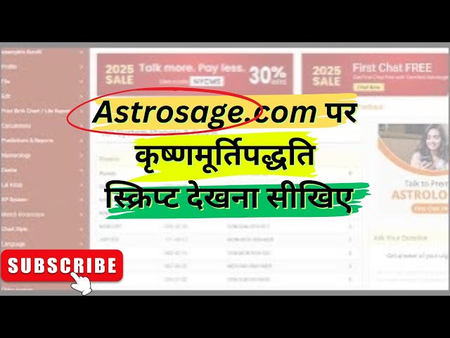 Astrosage पर KP ज्योतिष सीखें: Step-by-Step Analysis