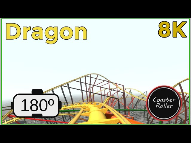 Dragon 8K 180 VR Roller Coaster by CR