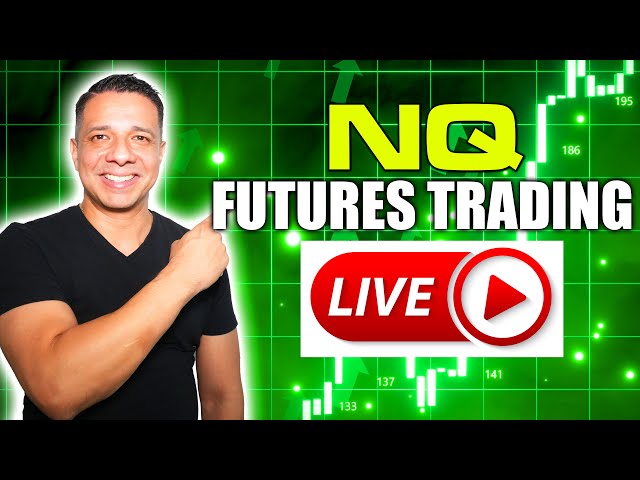 🔥 Live NQ Futures Trading | 20/200 SMA Strategy WINNING Trade! 💰📈